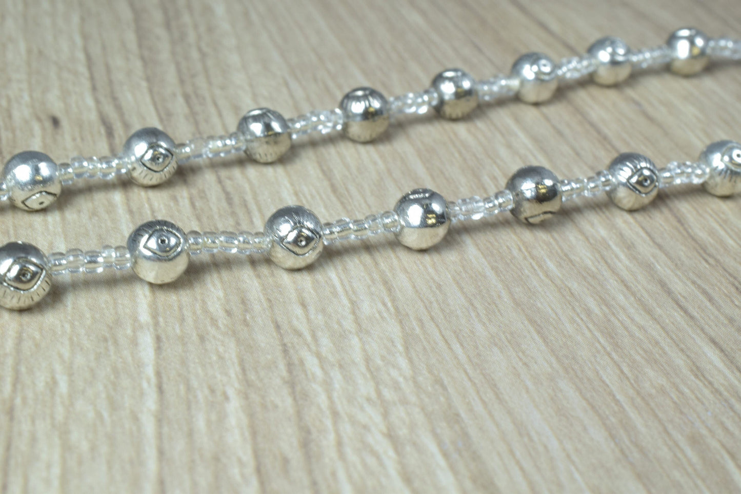7mm Metal Evil Eye Alloy Beads/30 PCs per strand/15" inch strand/Wholesale/1.5mm beads hole/Metal Evil Eye Beads,Zinc Allo...