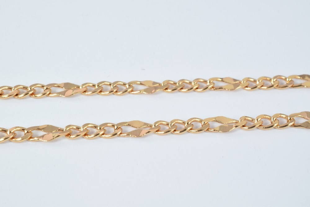 18K gold filled EP tarnish resistant Chain 17.25" Inch CG173 jewelry making supplies - detail image 7
