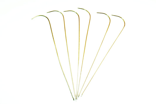 4 PCs Big Eye Curved Beading Needles For Seed Beads Spinner Tools "J" Needles jewelry making supplies - detail image 2