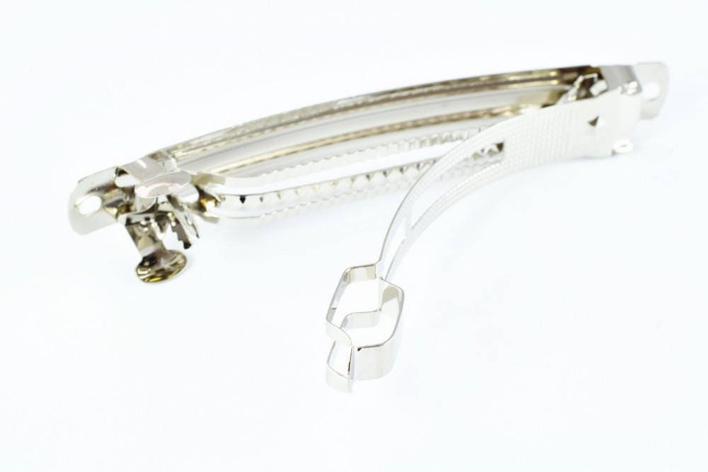 12 PCs Silver Hair Clips Metal Long Snap Hair Pins Barrette Clips Length 2.5, 2.75 ,3 inches,Hair Accessories,Wedding hair...