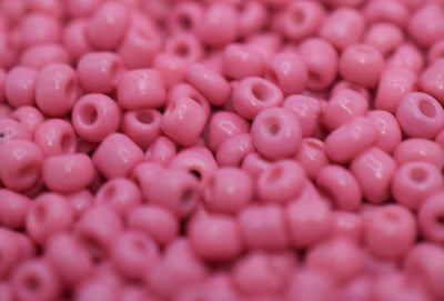 Glass Seed Beads Size 6/0 Sale by Pound Solid Color Jewelry Making High Quality Color and Cut 9 Different Colors Approxima...