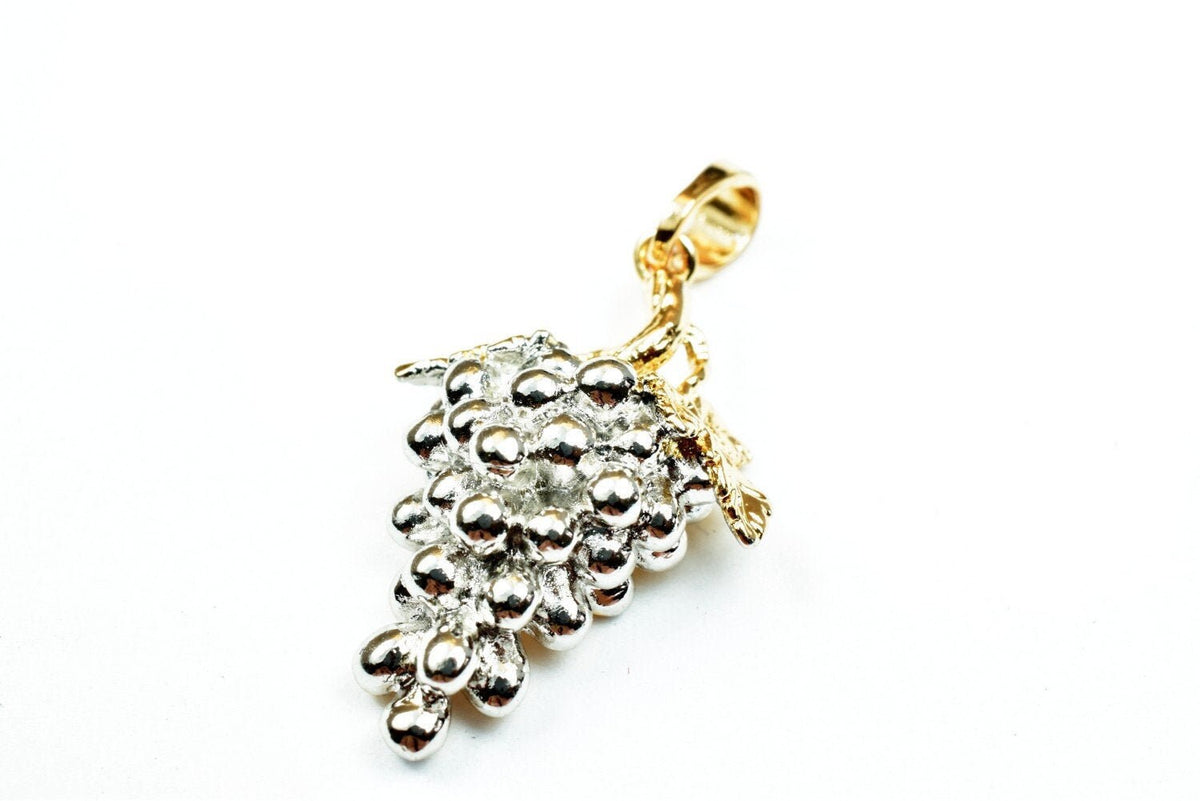 18K as Gold Filled* Bunch of Grapes Pendant Charm Size 23x15mm as Gold Filled* Pendant For Jewelry Making GP148 jewelry ma...