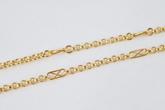 Gold filled EP tarnish resistant chain 17" inch 18k gold filled gold tone findings for  jewelry making cg46 jewelry making...