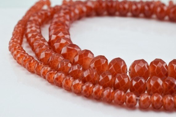 Glass Donut Rondelle Faceted Beads for Jewelry, Decoration, Chandelier 3x4mm, 4x6mm and 6x8mm. 3 Sizes Group 60 PCs each I...