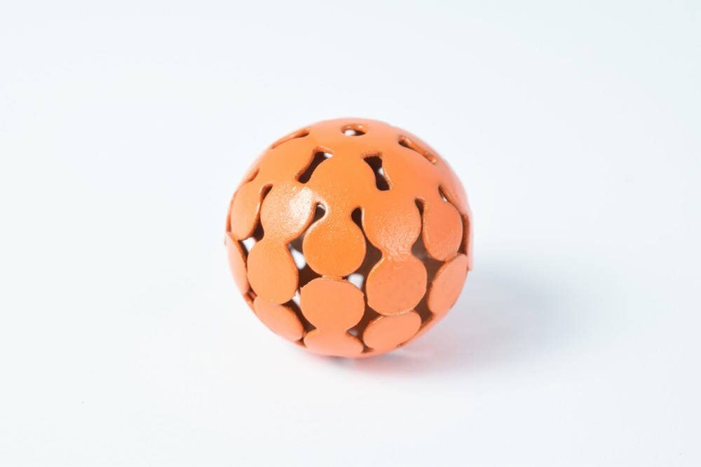 6 PCs Openwork Metal Round Ball Beads Basketball wives large hole Round Beads metal jewelry big hoop earring chunky bead j...