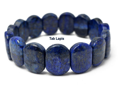Egyptian Lapis Lazuli Gemstone Bracelet Findings For Jewelry Making 70mm Round jewelry making supplies - detail image 2