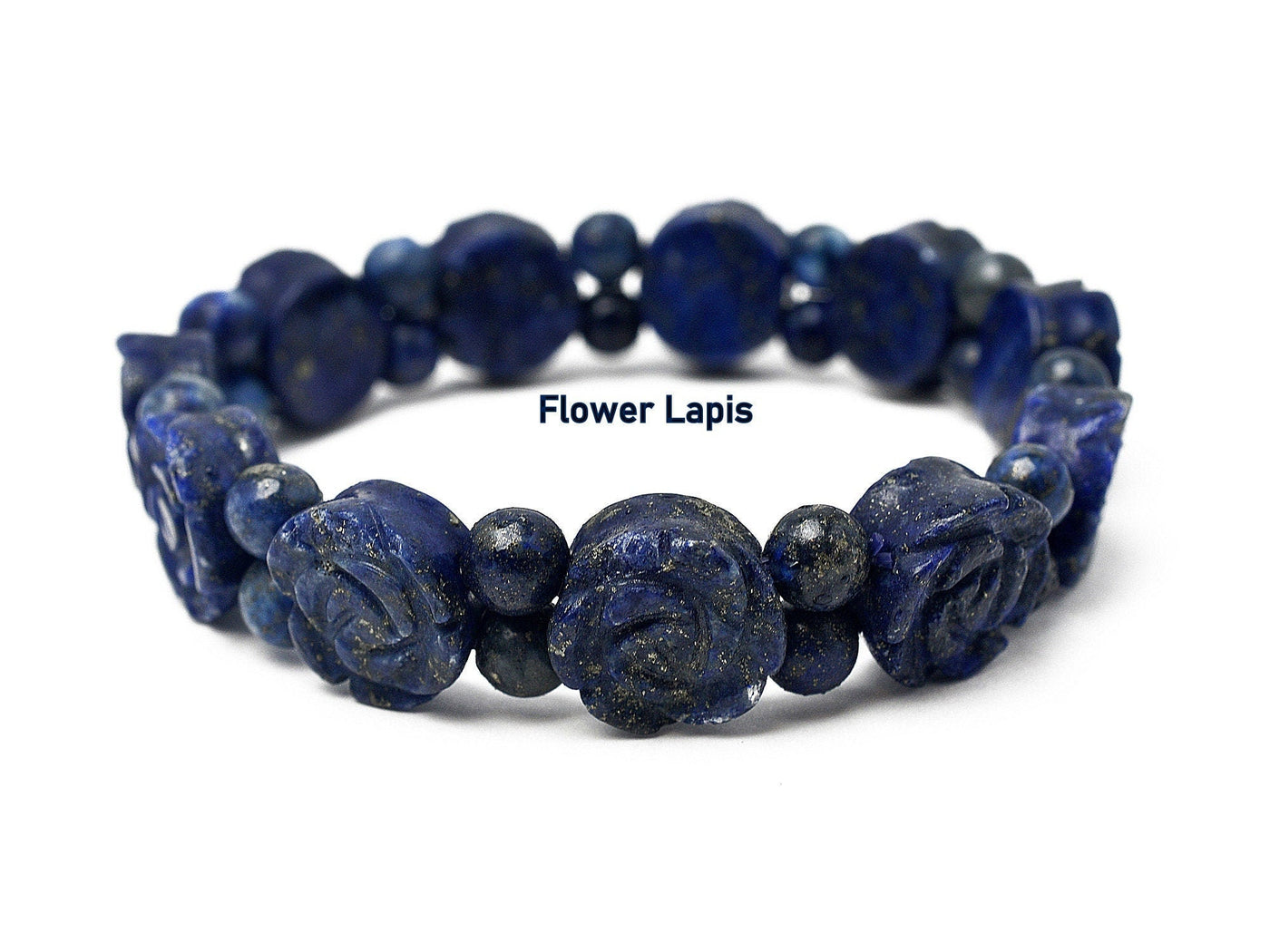 Egyptian Lapis Lazuli Gemstone Bracelet Findings For Jewelry Making 70mm Round jewelry making supplies - detail image 4