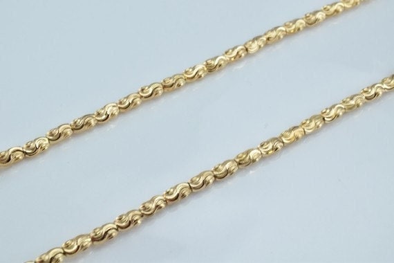18k gold filled EP tarnish resistant chain 19.5" inch cg81 jewelry making supplies - detail image 3
