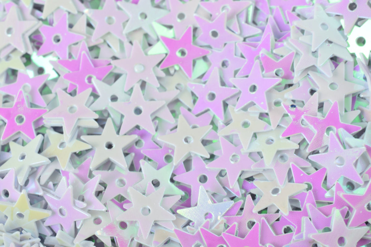 7mm Iridescent  Star Shape Sequins/Confetti Glitter whole/Embellishment Costume Craft/Loose Paillettes, Wholesale Star Seq...