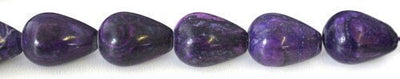 18x14mm Tear Breciated Purple Jasper Stone Beads, Sold by 21pcs, 2mm hole opening. 96.6grams/pk jewelry making supplies -...
