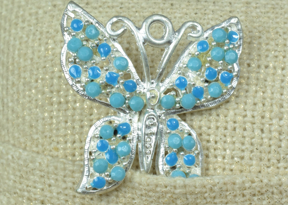 26mm Silver Plated Brooch Component Butterfly Finding Rhinestone Brooch Component,Pendant Brooch Bouquet,Wedding Brooch,Fl...
