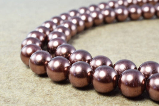 Glass Pearl Beads Size 10mm Shine Round Ball Beads for Jewelry Making Item#789222046361 jewelry making supplies - detail i...