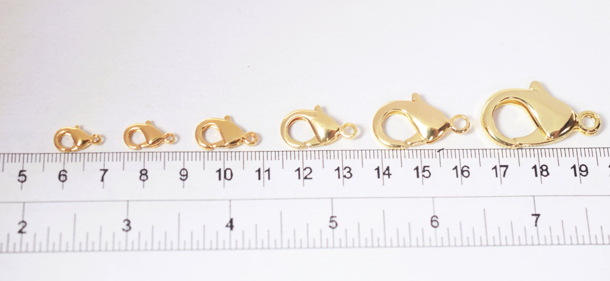 Gold filled Alternative Findings, EP 18K lobster clasp Findings sizes: 4x9mm/6x10mm/7x12mm/8x14mm/12x20mm/12x23mm jewelry...
