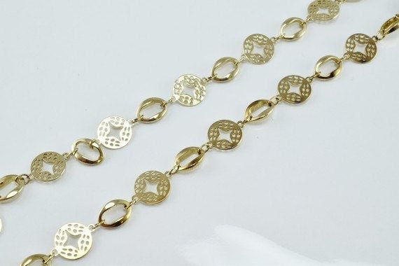 Antique as gold filled* chain 19.25" inch, as gold filled* chain finding, for jewelry making item# 789222022709 jewelry ma...