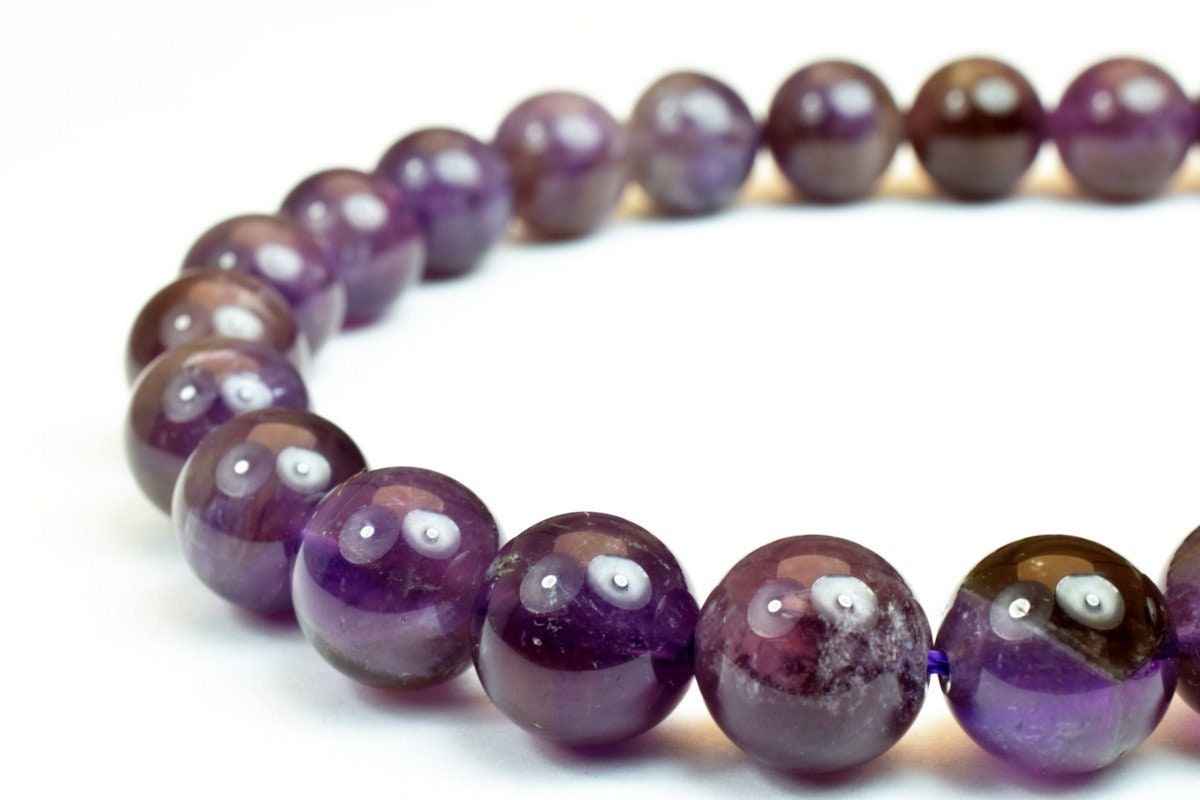 10mm Amethyst Round Gemstone Beads Plain for Jewelry Making Sold by 15.5 inch String,Amethyst Jewelry,Amethyst stones jewe...
