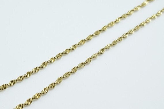 Antique gold filled chain 21.25" inch gold filled for gold filled jewelry making item#789222022754 jewelry making supplies...