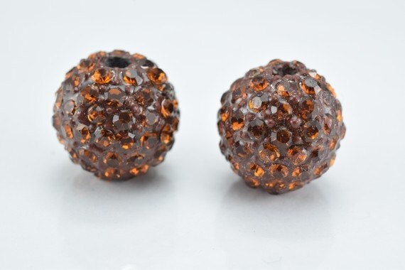 10mm  Rhinestone Shamballa Beads, Bling Beads, ball rhinestone Beads, Rhinestone Jewelry, Bracelet Beads Handmade beads, M...