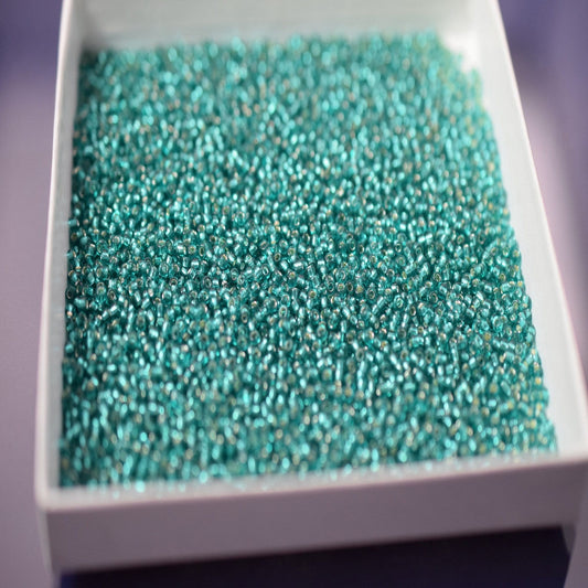 Glass Seed Beads Sizes 9/0 Sale by 50 Gram Jewelry Making High Quality Color and Cut 9 Different Colors Approximate 2.6mm...