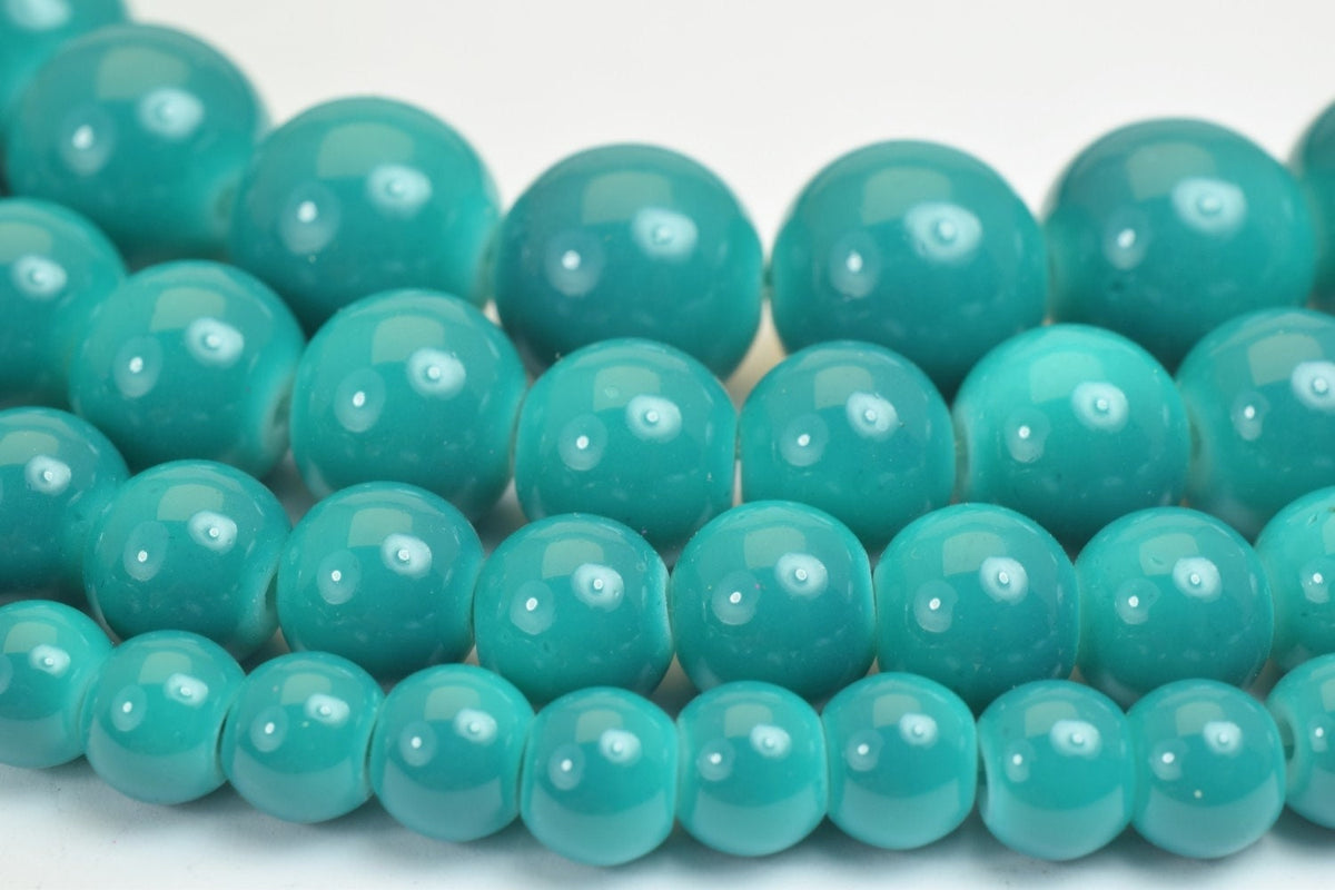 Glass Beads Round 6mm/8mm/10mm/12mm Shine Round Beads For Jewelry Making Item# AF jewelry making supplies - detail image 4