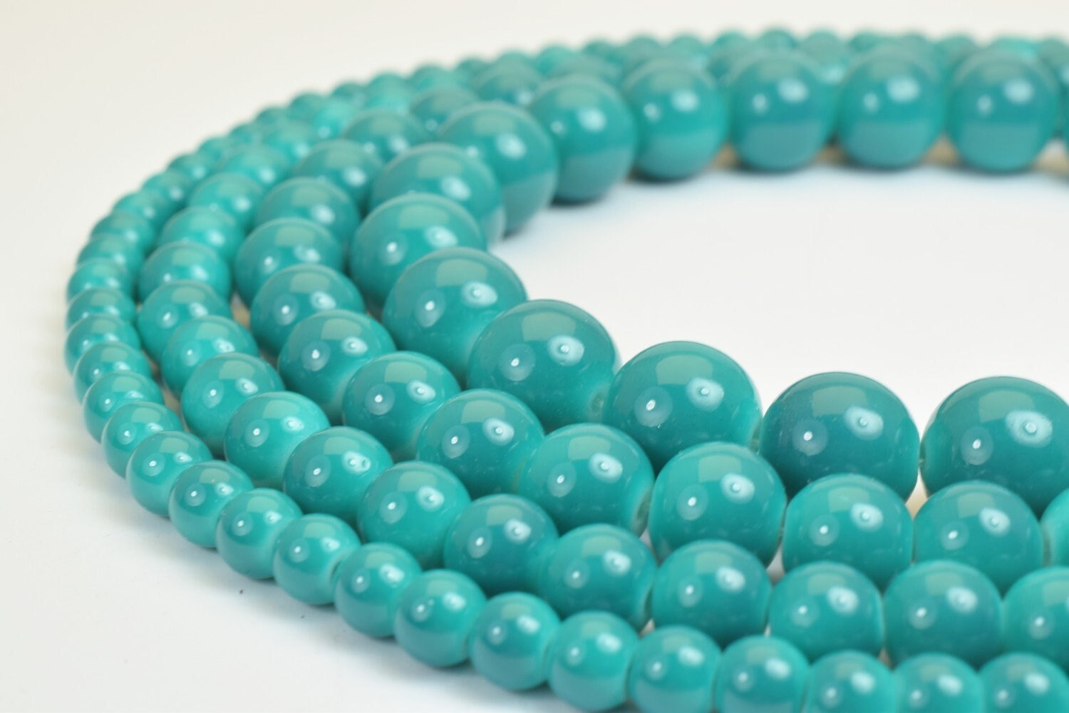 Glass Beads Round 6mm/8mm/10mm/12mm Shine Round Beads For Jewelry Making Item# AF jewelry making supplies - detail image 8