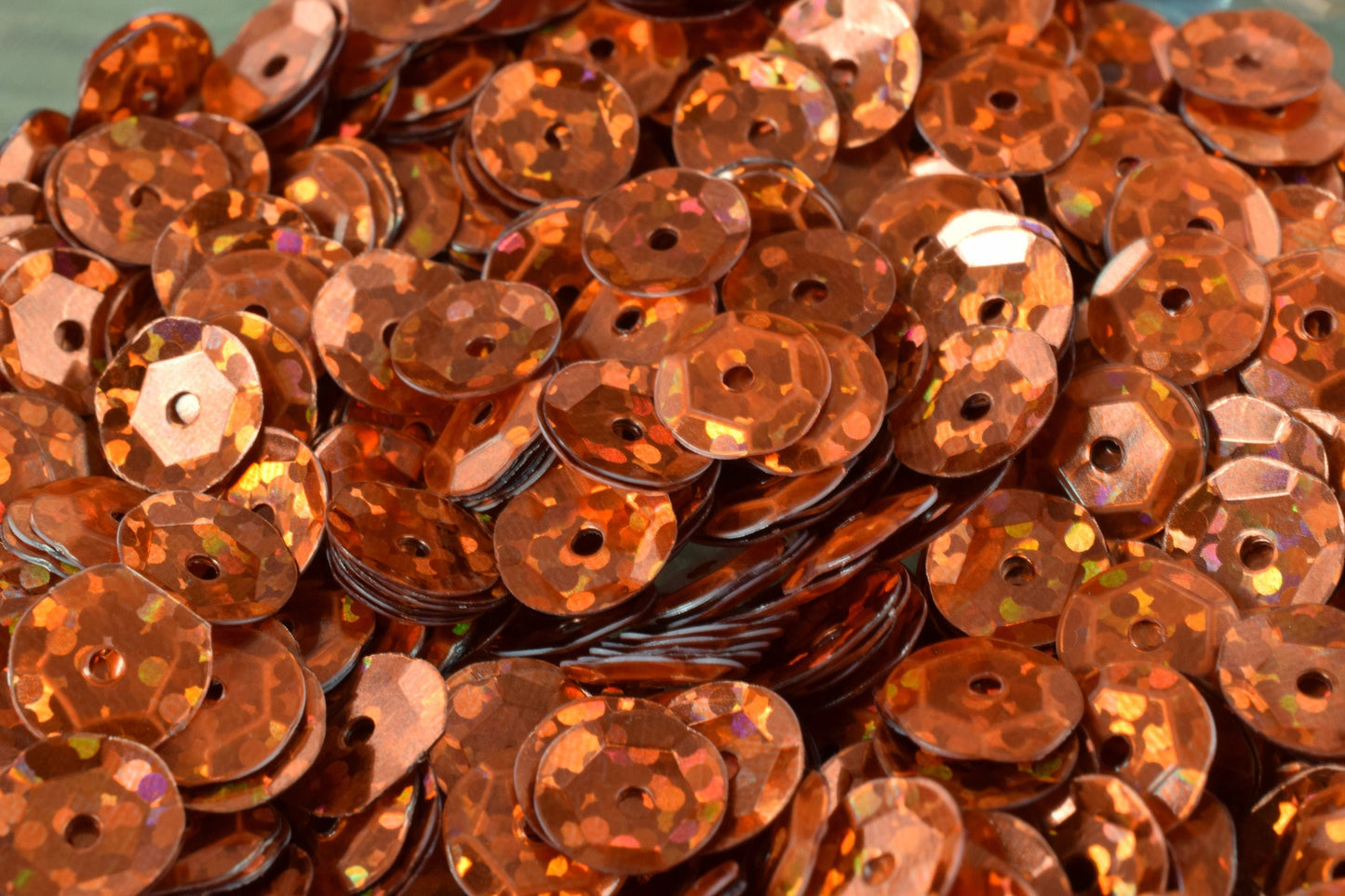 3/4/6mm Orange Copper Cup Glossy Sequins Sheen Round Sequins/Loose Paillettes,Wholesale Sequins,Shimmering Sequin Apparel...