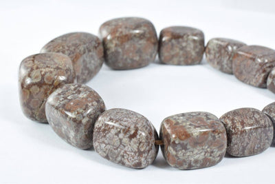 Snowflake Brown Jasper Mixed Sizes Gemstone Beads/Brown Snowflake Jasper/Large Gemstone/Brown Beads, Jasper,Natural Beads...