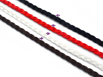 5 Yards Flat Satin Braided Nylon Cord 4 Colors 5mm thread for making  jewelry and wholesale jewelry making supplies - deta...