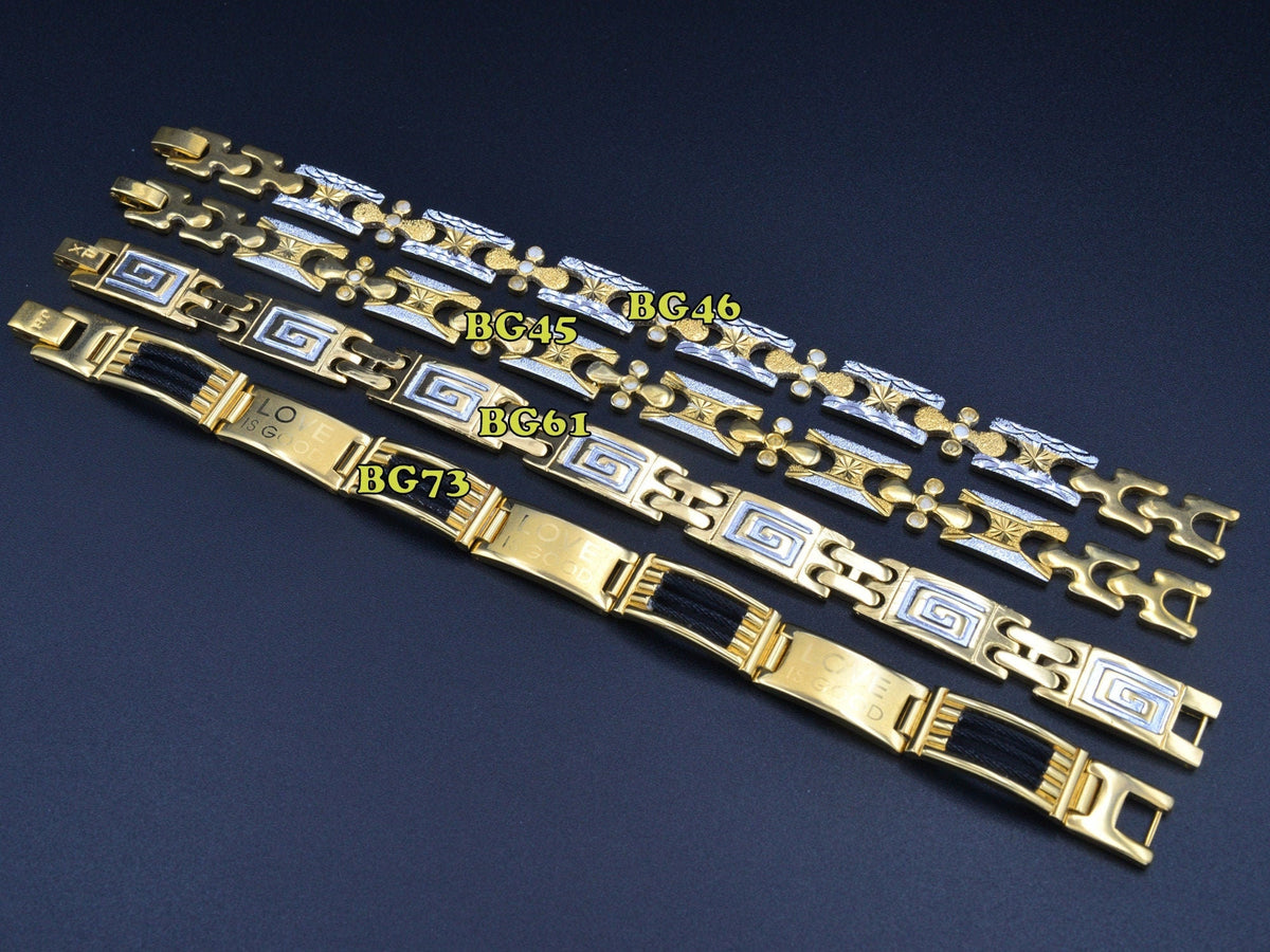 Women's/Men Gold Filled EP Bracelet Chain bohemian Bling for Jewelry Making tarnish resistant Women's/Men Gift and Love is...