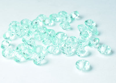 6mm Clear Green Faceted Plastic Beads/1mm hole size/Clear Green Wholesale Beads/Green Faceted Acrylic Beads/Beads/Beads,Gr...