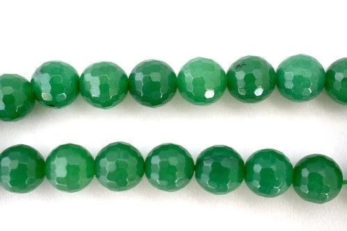 aventurine gemstone faceted round green beads 10 mm natural healing stone chakra stones for jewelry making 0244 sold by st...