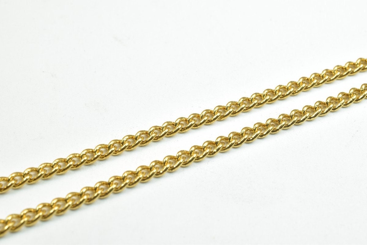 18K gold filled EP tarnish resistant Chain 18.75" Inches CG96 jewelry making supplies - detail image 2