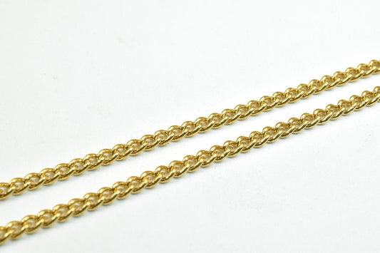 18K gold filled EP tarnish resistant Chain 18.75" Inches CG96 jewelry making supplies - detail image 2
