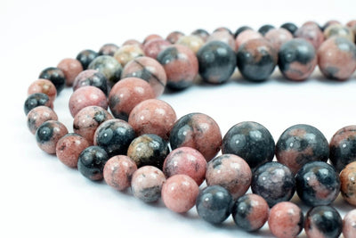 black pink jasper gemstone round stone beads 6 mm 8 mm 10 mm natural healing stone chakra stones for jewelry making 335816...