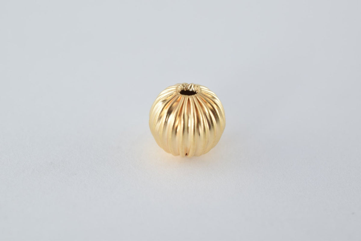 Gold Filled Alternative 18K/14K Jewelry Findings, Watermelon Diamond Cut Round Balls (Sizes 4mm-10mm)