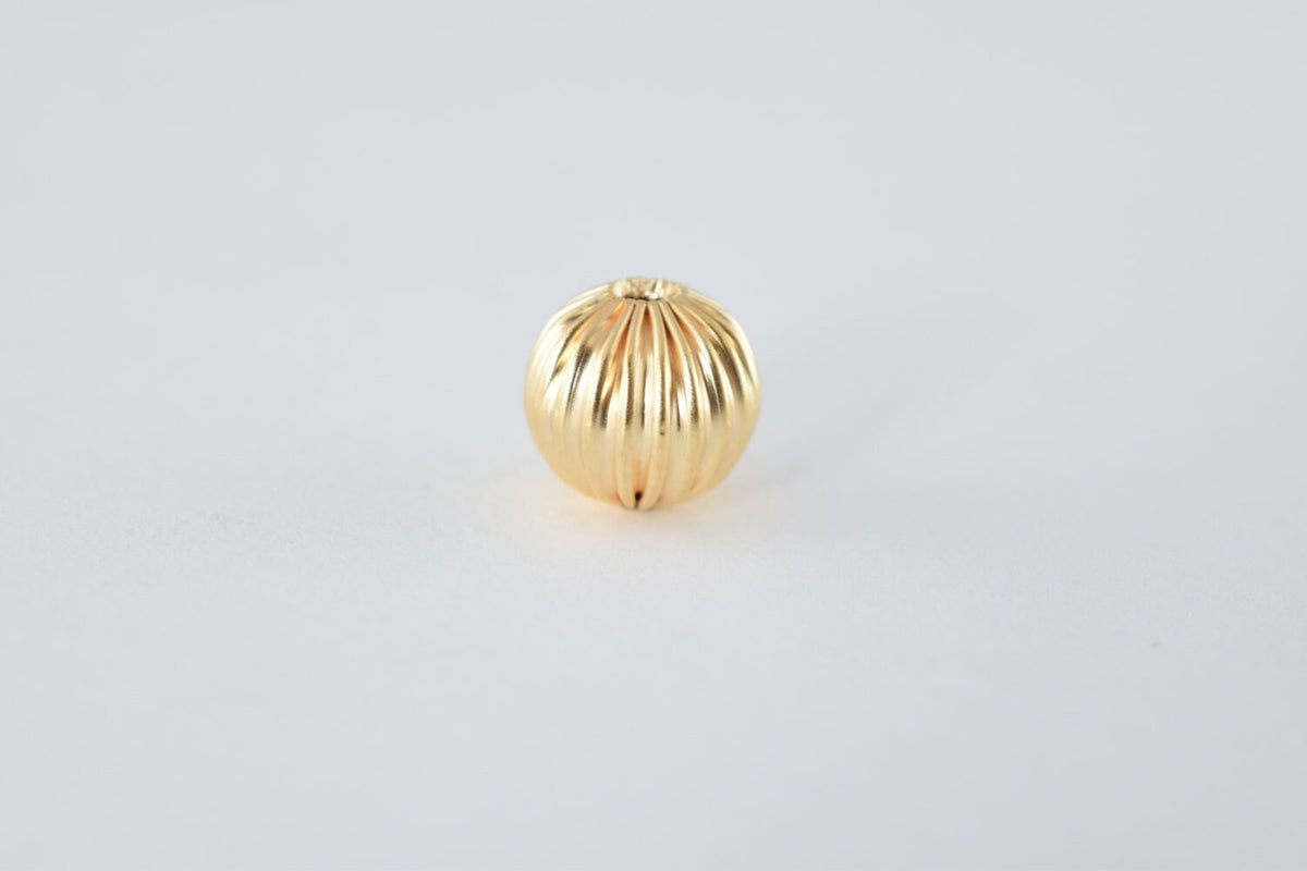 Gold Filled Alternative 18K/14K Jewelry Findings, Watermelon Diamond Cut Round Balls (Sizes 4mm-10mm)
