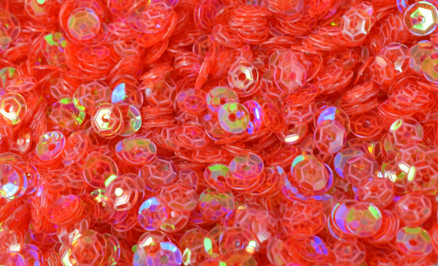 3/4/6mm Translucent Red Pink  Cup Glossy Iridescent Sequins Sheen Round Sequins/Loose Paillettes,Wholesale Sequins,Shimmer...