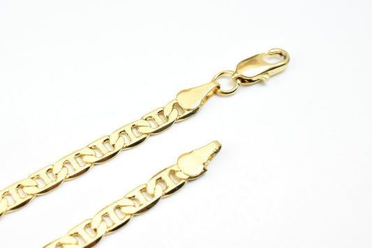 18k gold filled EP chain anchor/mariner/rambo chain style thickness 1mm findings for jewelry making jewelry making supplie...