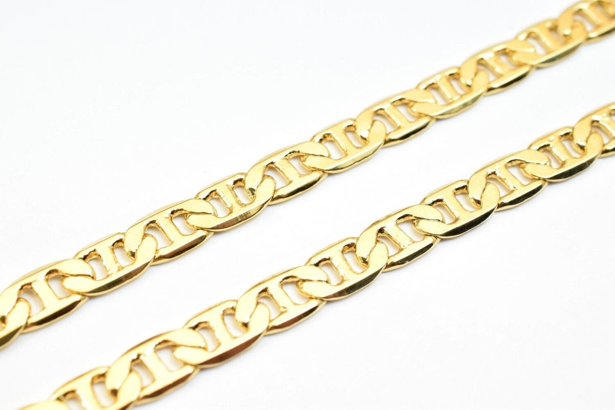 18k gold filled EP chain anchor/mariner/rambo chain style thickness 1mm findings for jewelry making jewelry making supplie...
