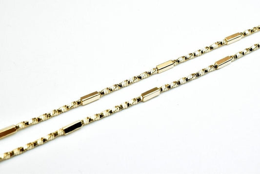 18k Gold Filled Jewelry Making Chain: Pinkish Gold , , Tarnish Resistant | 17.9 Inch, 2mm Width, 6mm Clasp