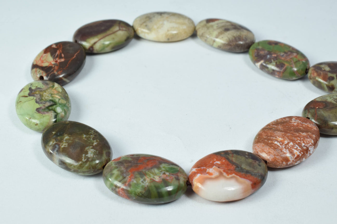 16x23mm Oval Rainbow Jasper Gemstone Beads, Jewelry Beading,Jewelry Design,rainbow jasper,Jasper,beads,raw stone,stone bea...