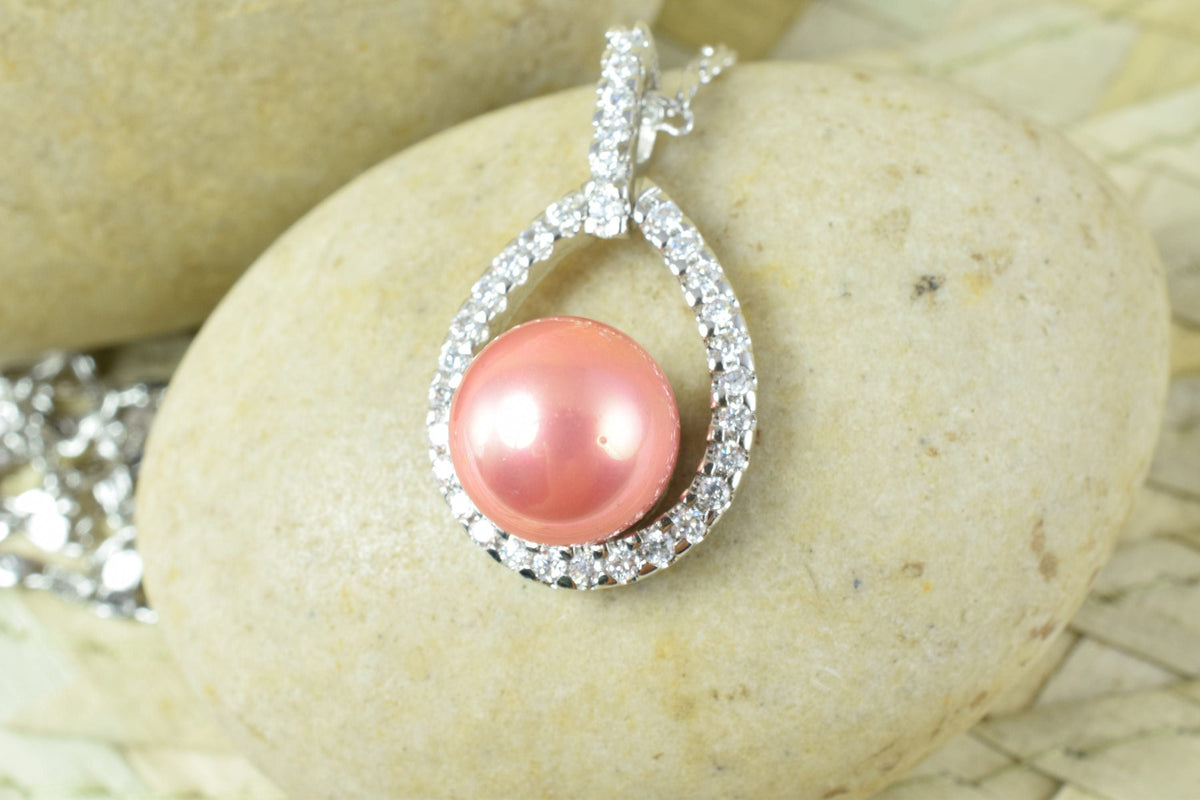 White Gold Filled Look, Rhodium Pendants With CZ Cubic Zirconia  RP24, RP43, RP58, RP59 jewelry making supplies - detail i...