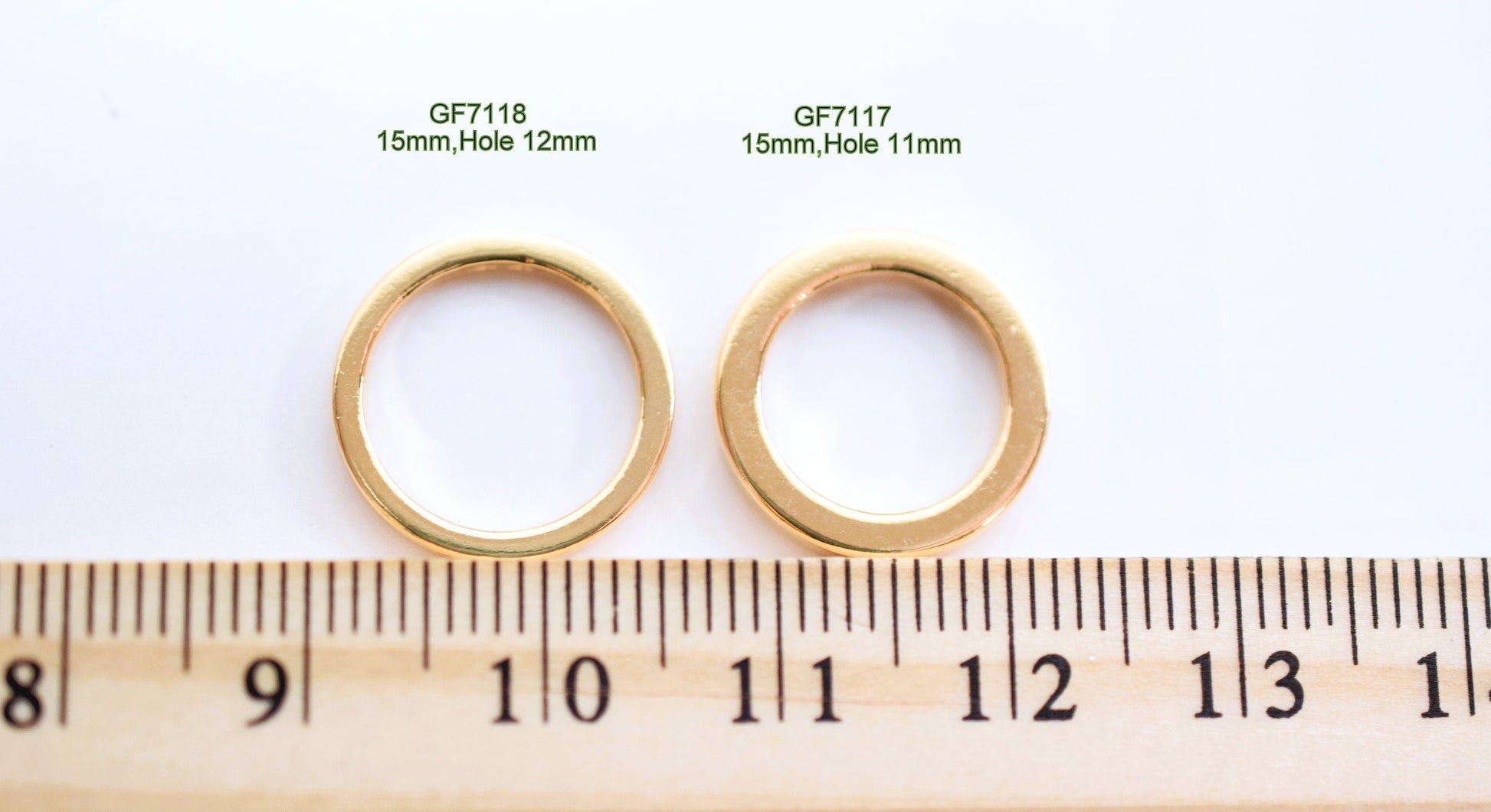 Gold Filled Alternative Square Jump Rings: Modern Geometric Style - EP , Closed Wire, Jewelry Supplies for Repairs and DIY