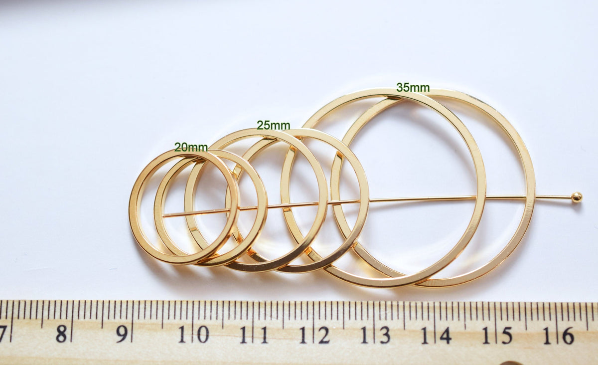 Gold Filled Alternative Square Jump Rings: Modern Geometric Style - EP , Closed Wire, Jewelry Supplies for Repairs and DIY