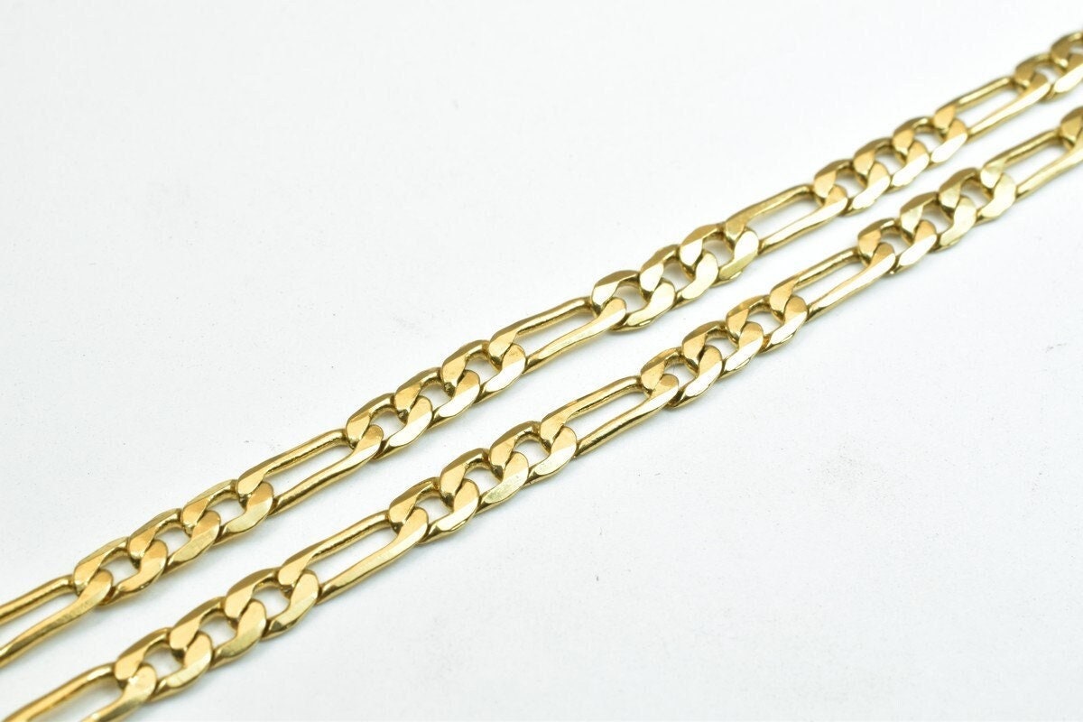 23" inch 18k Gold Filled Look, EP chain   CG95 jewelry making supplies - detail image 6