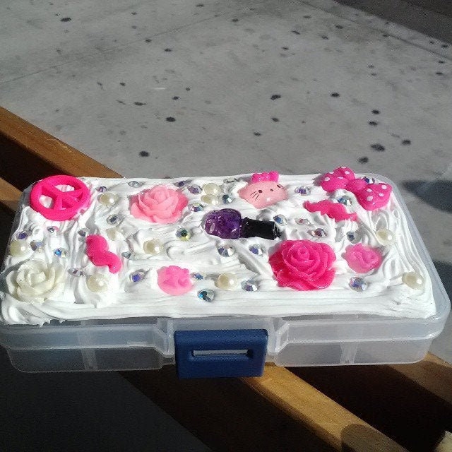 100ml Decoden Whipped Cream Glue Air Dry Decoration Craft, decoden decoration craft cell phone whip cream silicone deco gl...