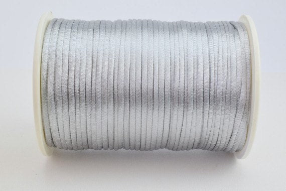 2mm Satin Nylon Cord 13 Colors for all your jewelry making jewelry making supplies - detail image 5