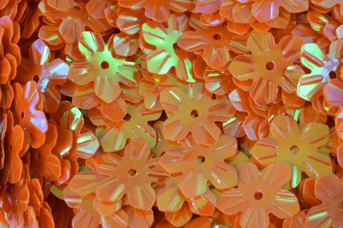 14mm Iridescent Flower Shape Sequins/Confetti Glitter w/hole/Embellishment Bridal Craft/Loose Paillettes,Wholesale Flower...