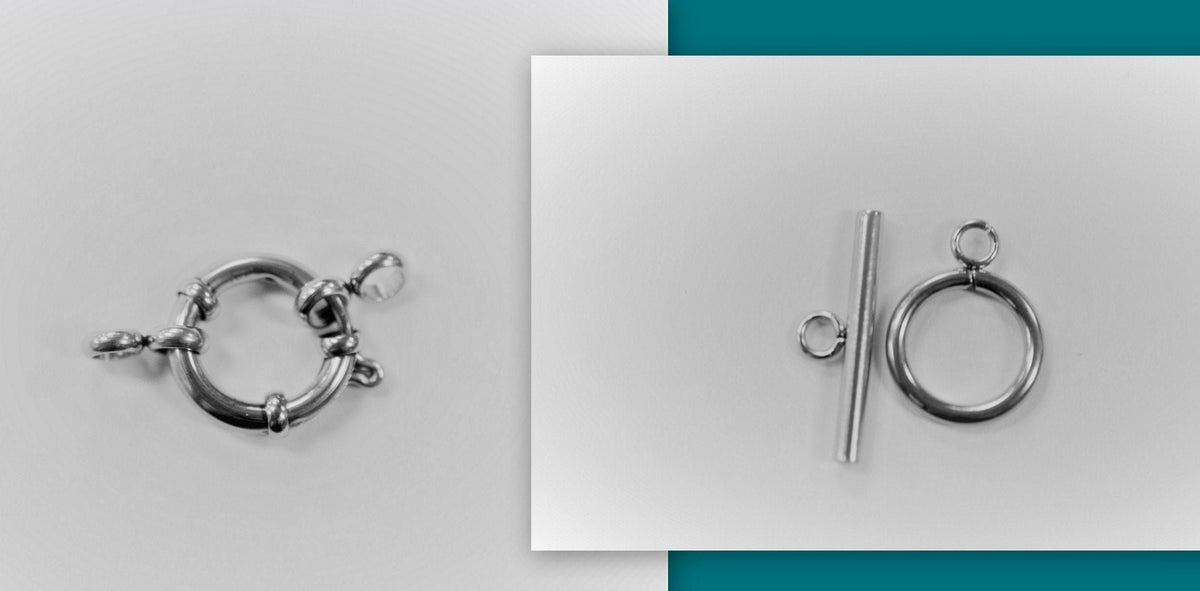 hypoallergenic Stainless Steel Clasp Toggle/SpringRing for Jewelry Findings and Supplies Parts For Jewelry 12mm/14mm jewel...