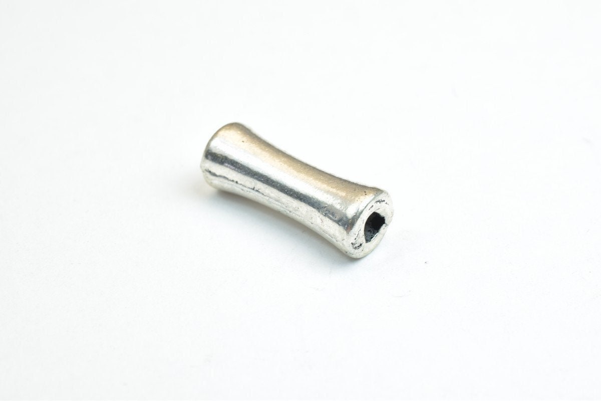 12 PCs Alloy Tube Bar Connector Charm Beads Size 15x5mm Hole Size 3mm For Jewelry Making jewelry making supplies