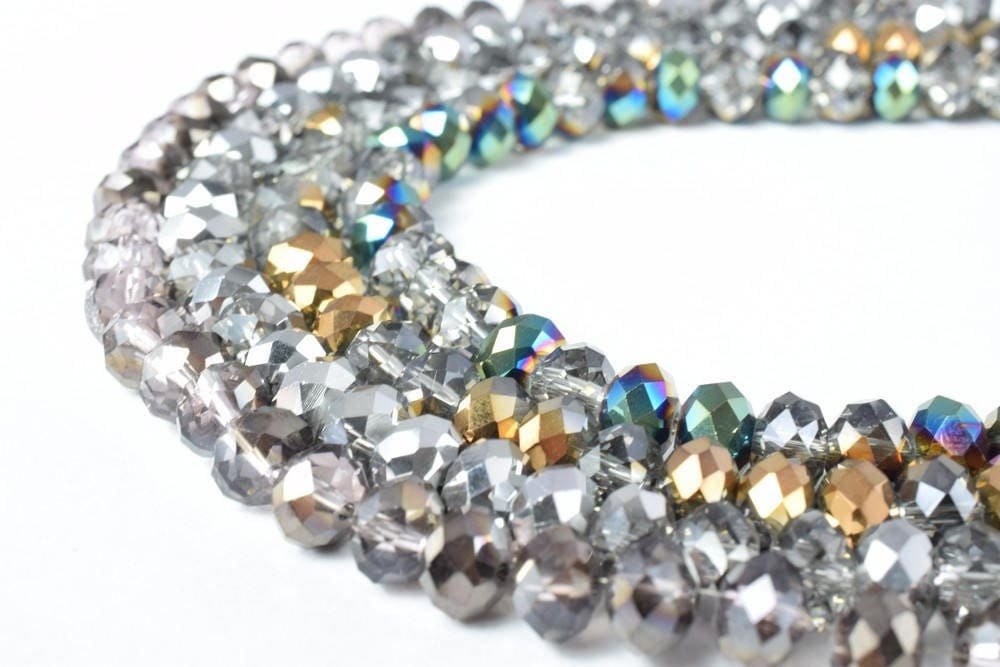 6x8mm crystal beads rondelle faceted various colored crystal beads/opaque rondelle beads,shaped crystal/beading/jewelry ma...